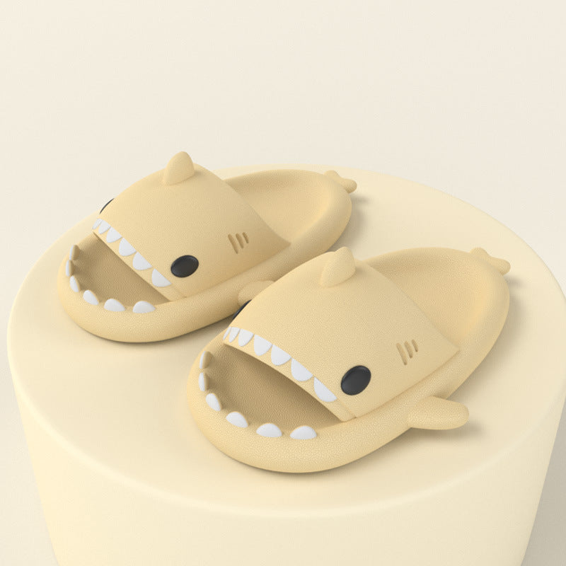 Shark Slides Adult's Slippers Indoor Outdoor Funny Shark Cartoon